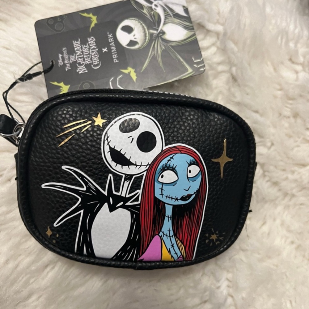 Disney Primark X Nightmare Before Christmas Jack & Sally Faux Leather Coin Purse